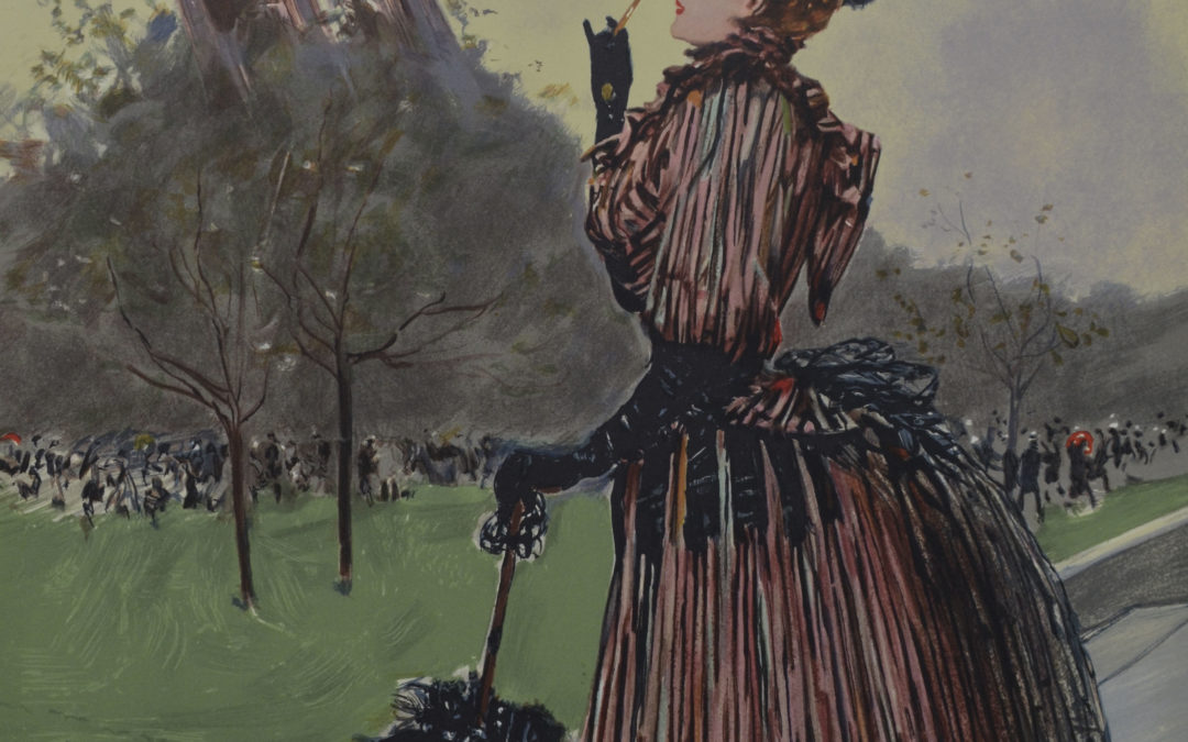 Béraud, « Devant la Tour Eiffel »