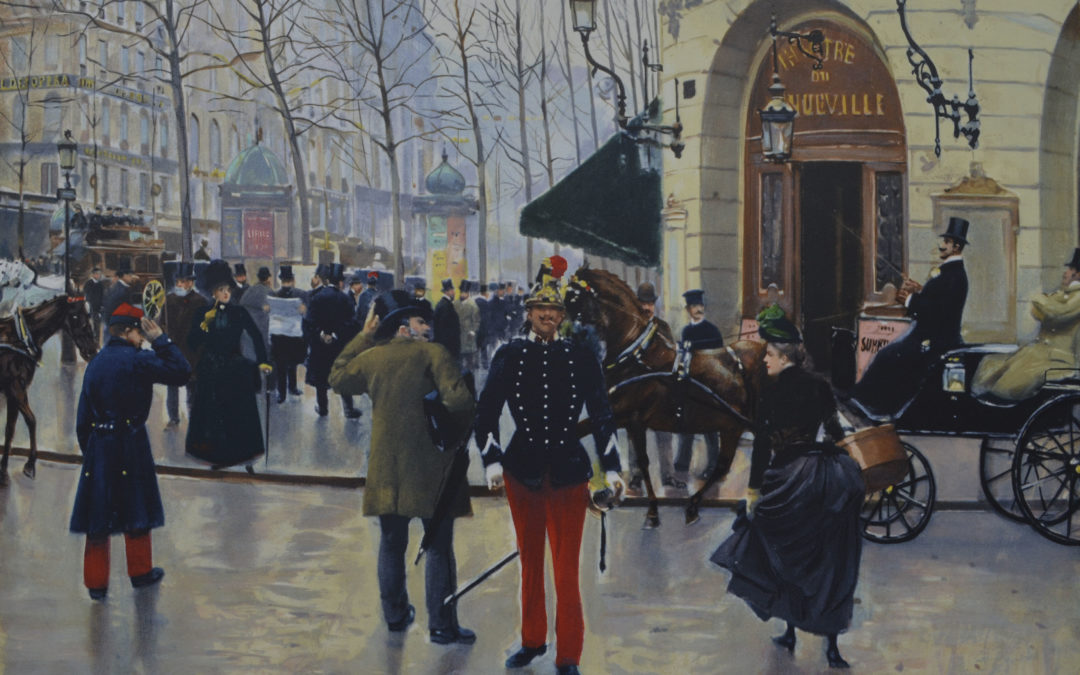 Béraud, “Le boulevard des Capucines et le théâtre de Vaudeville”