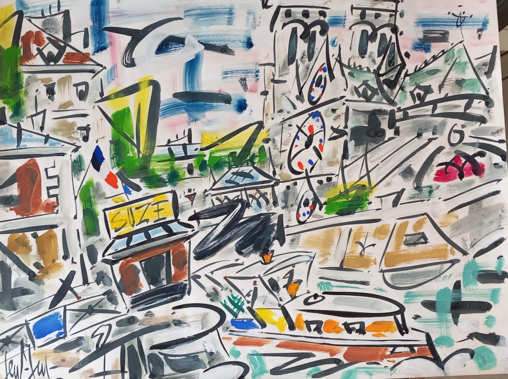 Notre-Dame de Paris, tableau vendu par la galerie Offenstadt.