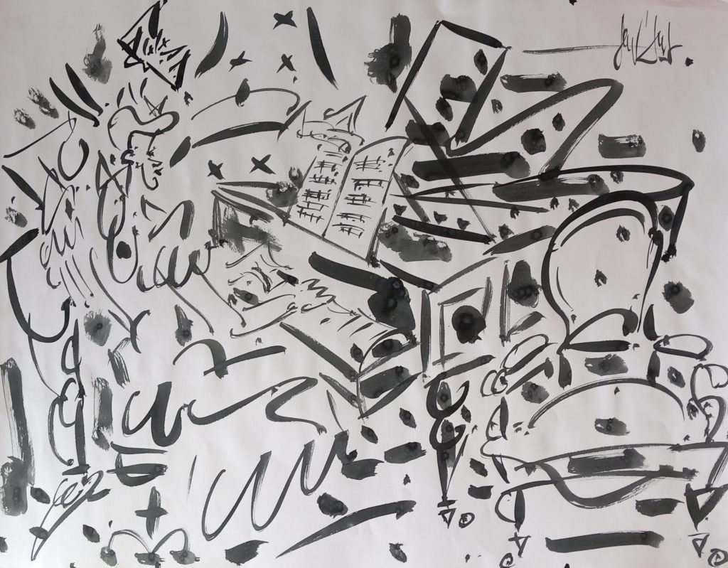 La Sonate, tableau vendu par la galerie Offenstadt.